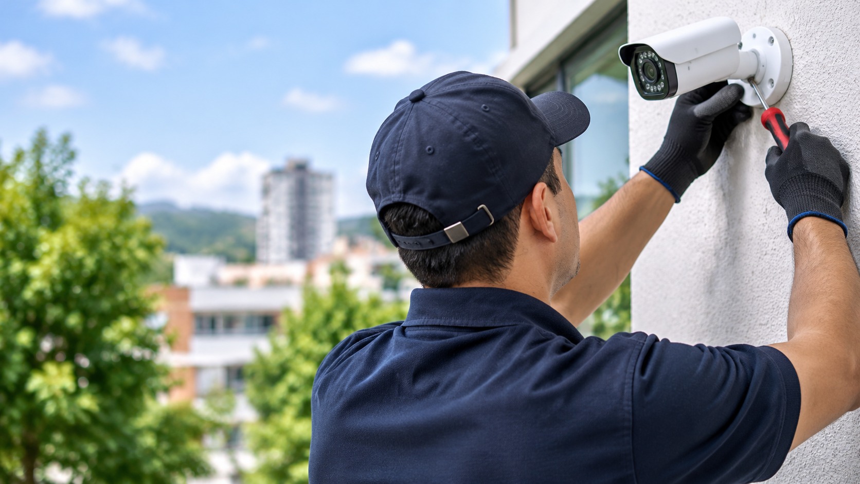 Cámara de seguridad exterior de alta resolución